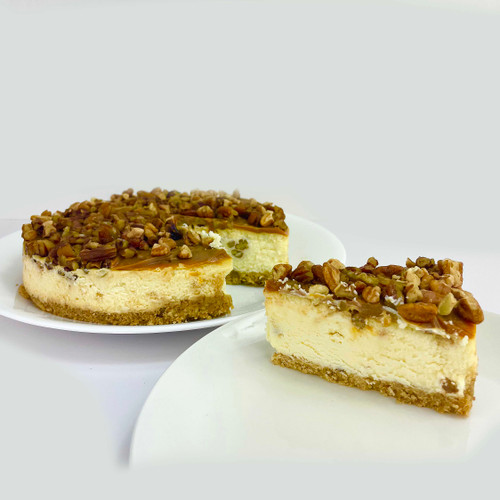 Southern Caramel Praline Pecan Cheesecake