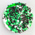 Chocolate Mint Cheesecake Slice - Top View